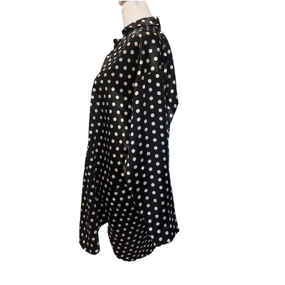 Vintage Victoria's Secret Gold Label Y2K Polka Dot Tunic/Mini Dress/Chamise - Picture 4 of 7